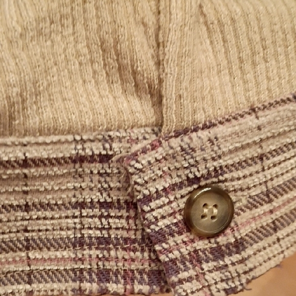 Miss Me Contrasting Plaid Checkered Blazer in Black and Cream - Picture 10 of 14